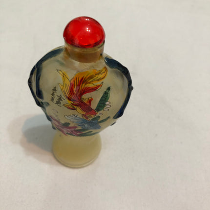 Large Inside Painted Oriental Snuff Bottle.