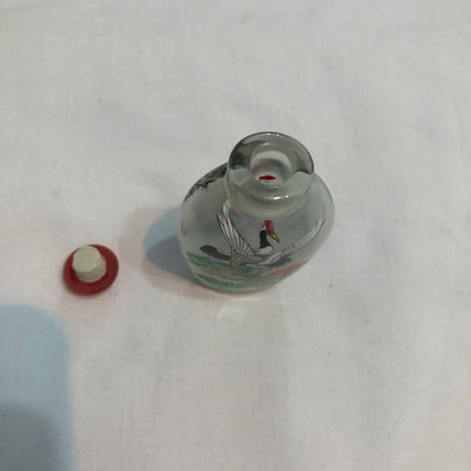 Inside Painted Oriental Snuff/Scent Bottle.