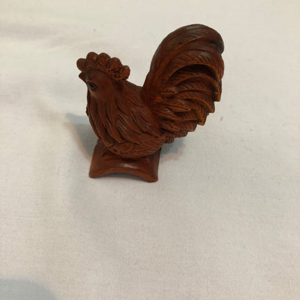 Carved Boxwood Netsuke (Signed).