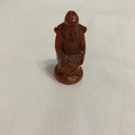 Vintage Carved Japanese Boxwood Netsuke.