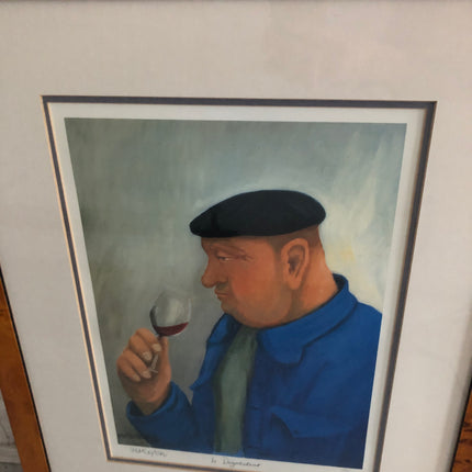 Limited Edition Margaret Loxton Print (Le Degustateur)