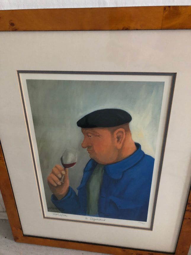 Limited Edition Margaret Loxton Print (Le Degustateur)