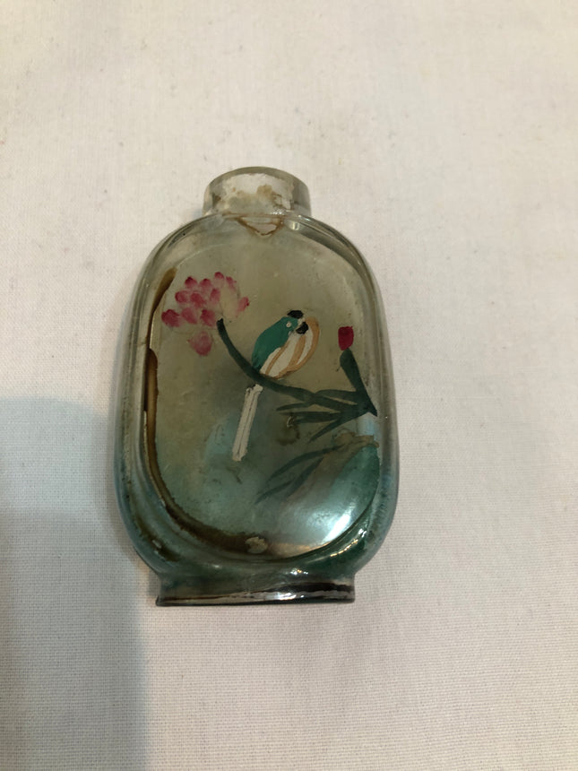 Inside Painted Oriental Snuff/Scent Bottle.
