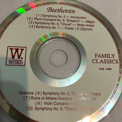 Family Classics Beethoven CD.
