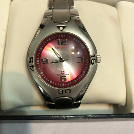 Fahrenheit Gents Wristwatch In Original Box.