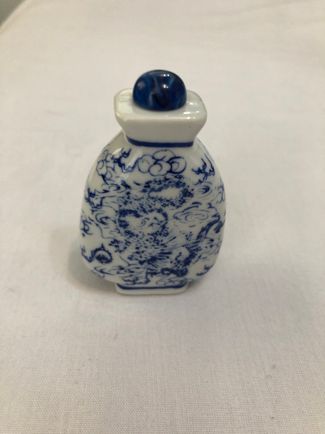 Oriental Porcelain Snuff/Scent Bottle.