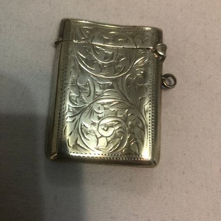 Antique Silver Vesta Case.
