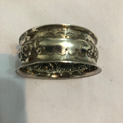 Silver Hallmarked Napkin Ring.