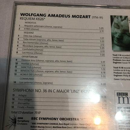 Mozart Requiem & Symphony No 36.