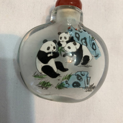 Inside Painted Oriental Snuff/Scent Bottle.