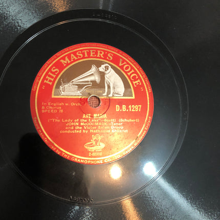 John McCormack 78rpm Record.