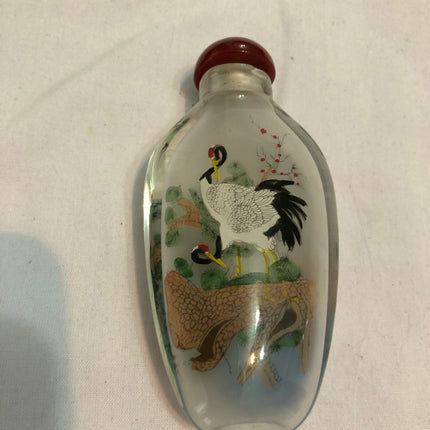 Hand Painted Oriental Snuff/Scent Bottle.