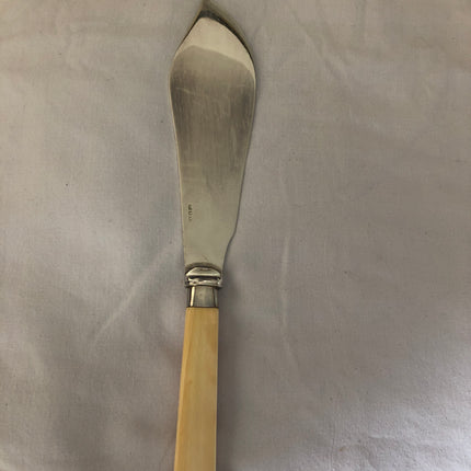 Solid Silver Antique Fish Servers.