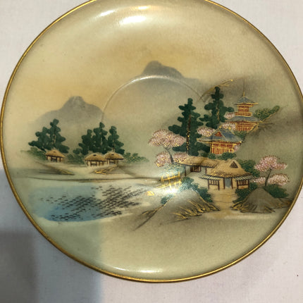 Genuine Satsuma Tea Cup & Saucer.