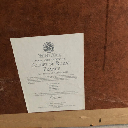 Limited Edition Margaret Loxton Print  (La Bavarde)