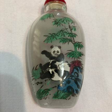 Inside Painted Oriental Snuff/Scent.