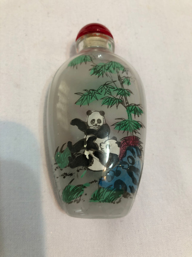 Inside Painted Oriental Snuff/Scent.