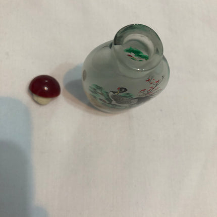 Inside Painted Oriental Snuff/Scent Bottle.