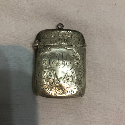 Antique Silver Vesta Case.