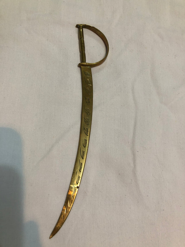 Antique Brass Letter Opener.