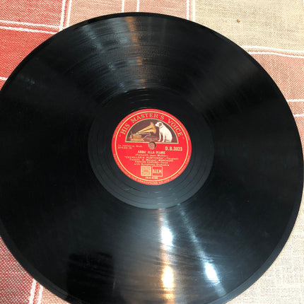 Enrico Caruso 78rpm Record Singing From Cavelleria Rusticana & Carmen.