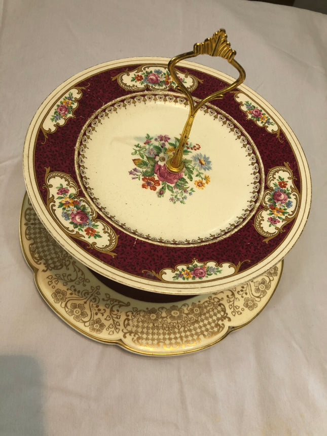 Woods Ivory Ware Cake Stand.