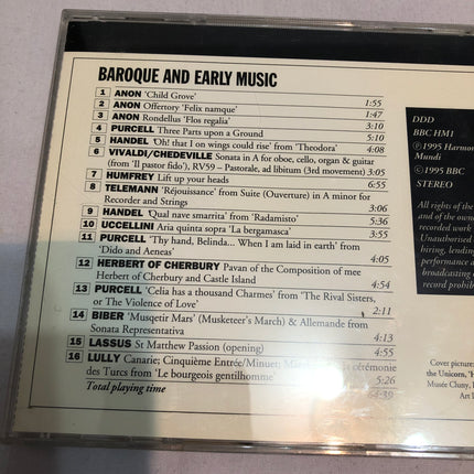 Baroque And Early Music CD.