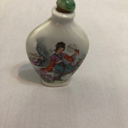 Oriental Porcelain Snuff/Scent Bottle.
