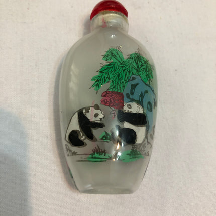 Inside Painted Oriental Snuff/Scent Bottle.