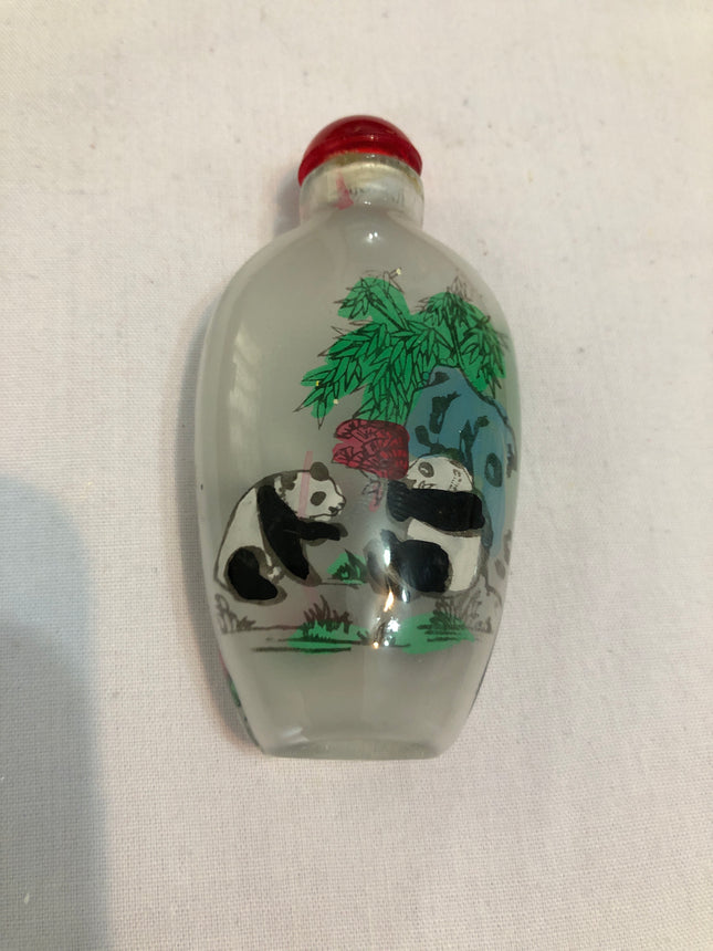 Inside Painted Oriental Snuff/Scent Bottle.