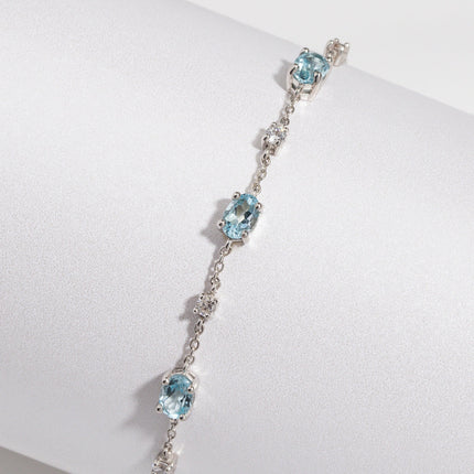 Essential Blue Topaz Jewellery Set in Sterling Silver