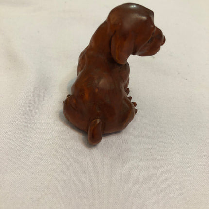 Carved Boxwood Netsuke (Signed).