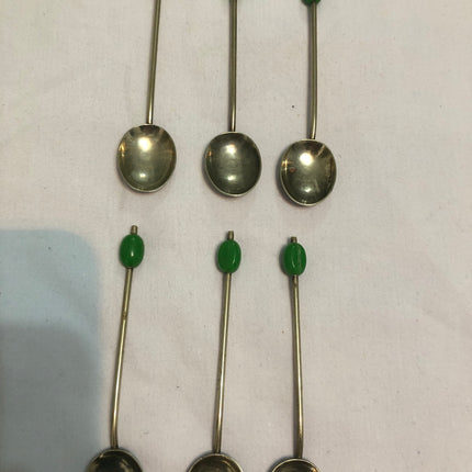 Set Of Six Coffee Spoons.