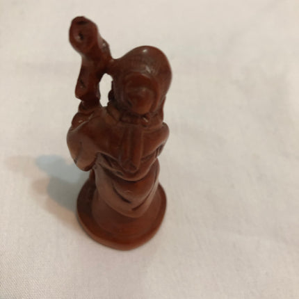 Vintage Carved Japanese Boxwood Netsuke.