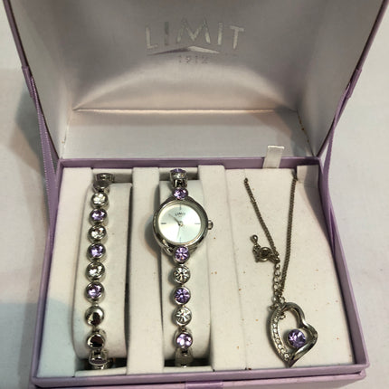 Ladies Limit Watch, Pendant & Bracelet Set.