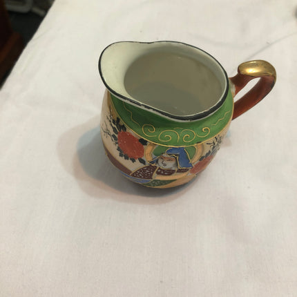 Genuine Samurai Hand Painted Japanese Coffee Set.