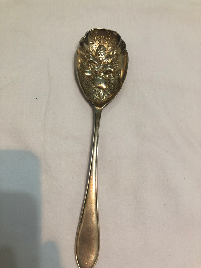 Vintage Fruit Serving Spoon.