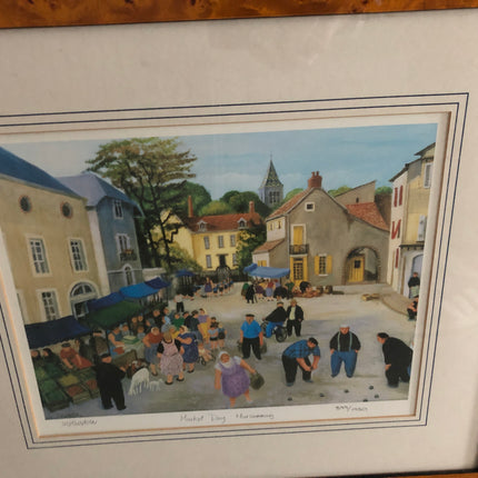 Limited Edition Margaret Loxton Print (Market Day Marsaunay)