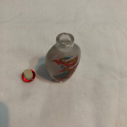 Inside Painted Oriental Snuff/Scent Bottle.