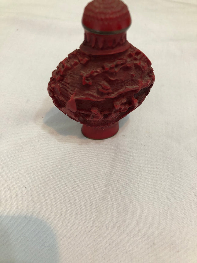 Oriental Sculpted Snuff/Scent Bottle.