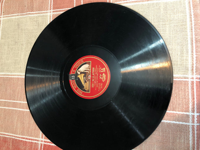 Enrico Caruso 78rpm Record Singing Addio & Deh Oh lO Ritorni.