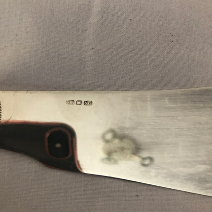 Solid Silver Antique Fish Servers.