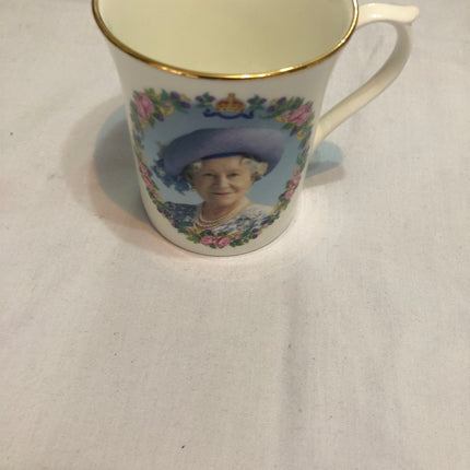 Queen Elizabeth The Queen Mother 100th Birthday Commemorative Cup.