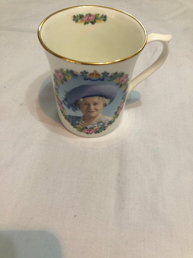 Queen Elizabeth The Queen Mother 100th Birthday Commemorative Cup.