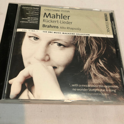 Mahler & Brahms CD.