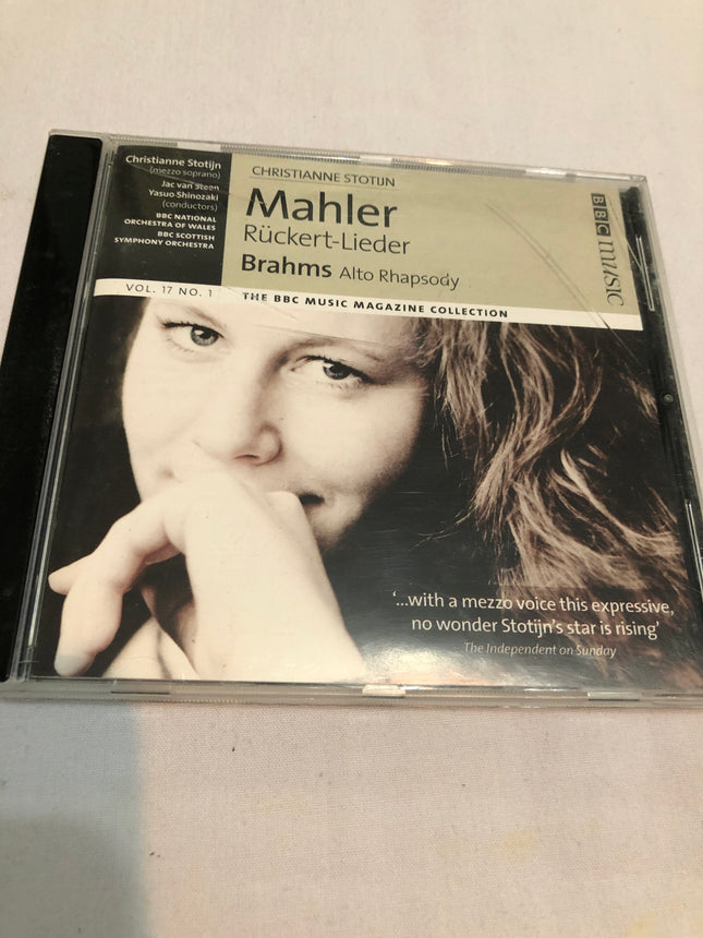 Mahler & Brahms CD.