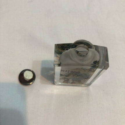 Inside Painted Oriental Snuff/Scent Bottle.