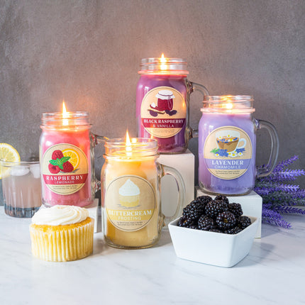 Lavender Chamomile Mini Mason Candle