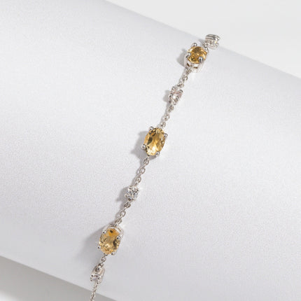 Citrine Bracelet in Sterling Silver