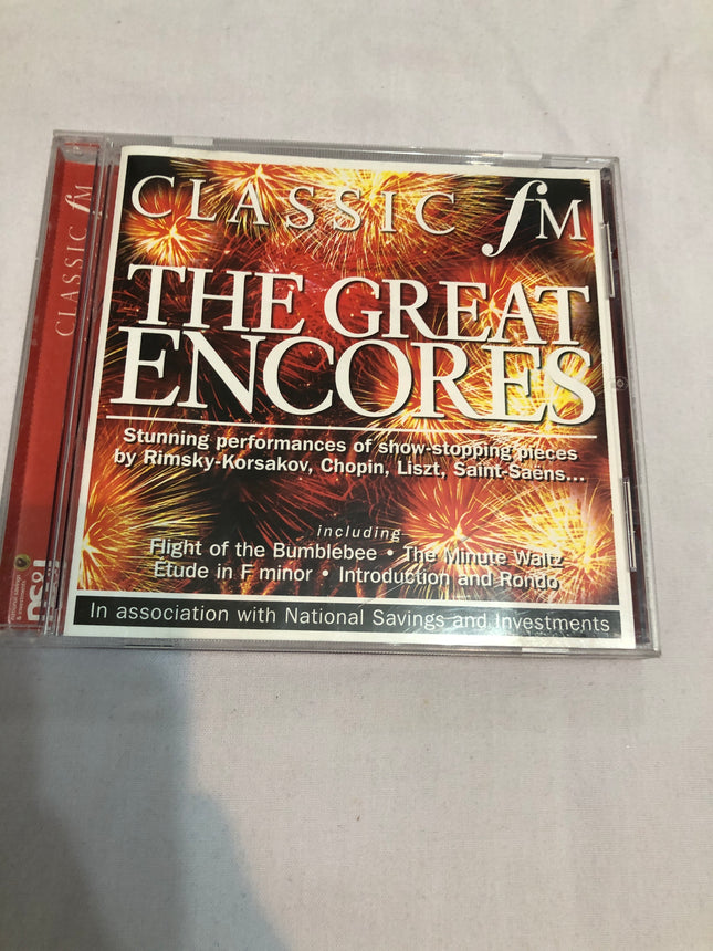 Classic FM. The Great Encores CD.